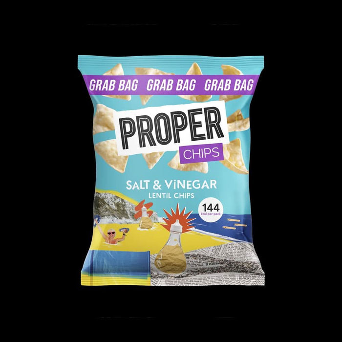 Properchips Salt & Vinegar Lentil Chips 31g