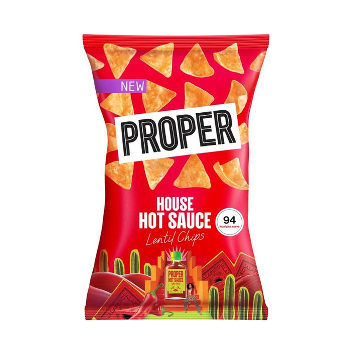 Properchips Chips Lentil House Hot Sauce 85g