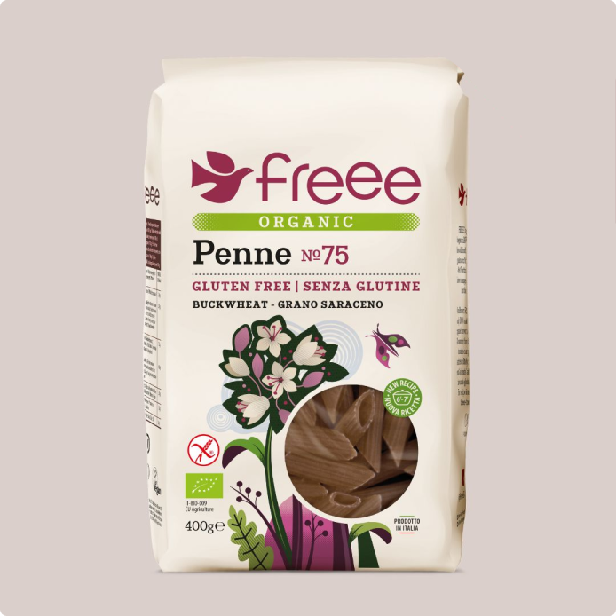 Doves Farm Gluten Free Organic Buckwheat Penne Pasta 400g