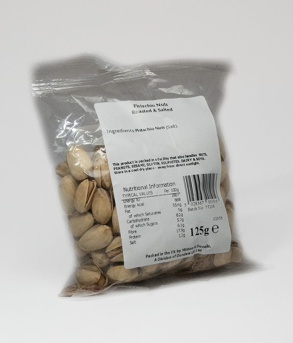 Seaford Wholefoods Pistachio Nuts Roasted & Salted 125g