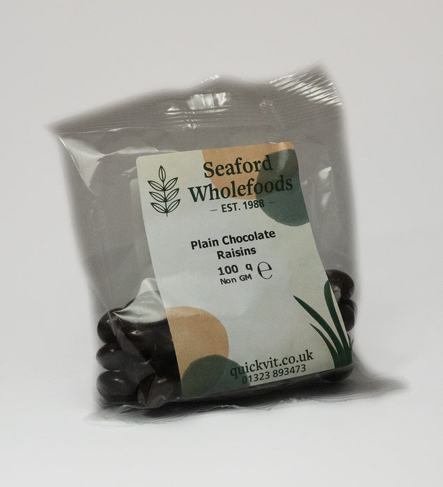 Seaford Wholefoods Plain Chocolate Raisins 100g