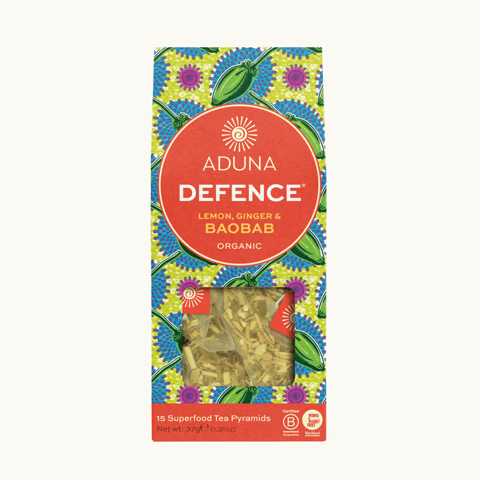 Aduna Defence Super-Tea 15 Bags - Baobab, Ginger & Lemongrass