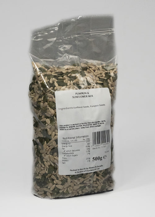 Seaford Wholefoods Pumpkin & Sunflower Mix 500g