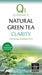 Qi Clarity Tea with ginkgo and peppermint, 20 compostable bags in green packaging