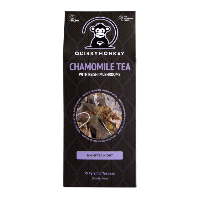 Quirky Monkey Chamomile Tea with Reishi 15 Tea Bags