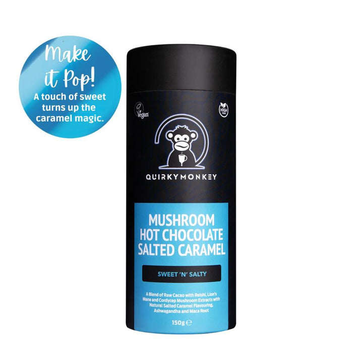 Quirky Monkey Mushroom Salted Caramel Hot Chocolate 150g