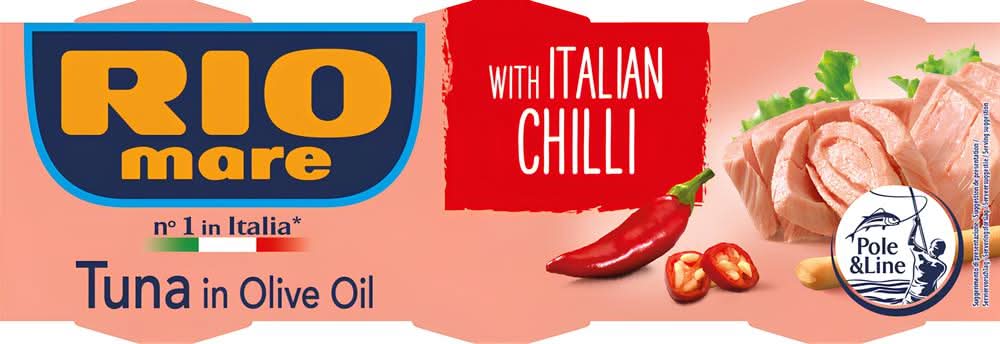 Rio Mare Tuna with Chilli 3 x 65g