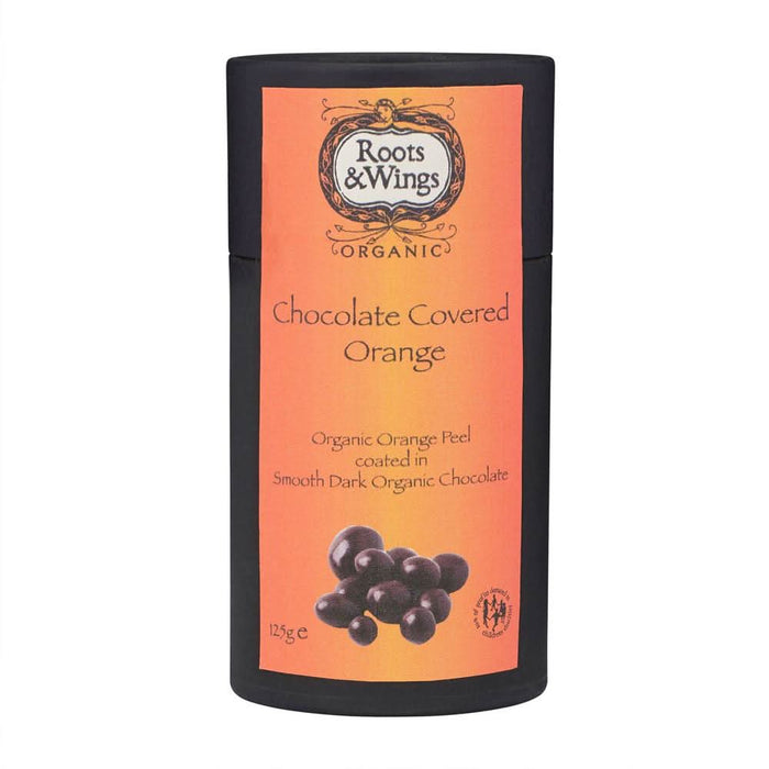 Roots and Wings Chocolate Covered Orange 125g