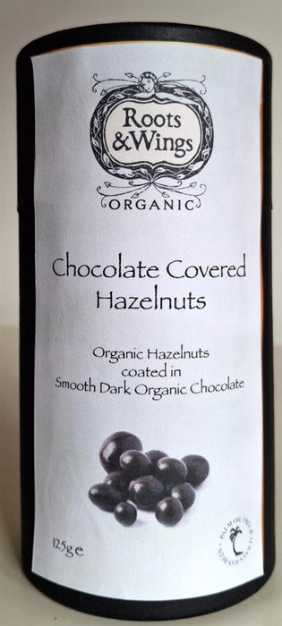 Roots and Wings Chocolate Covered Hazelnuts 120g