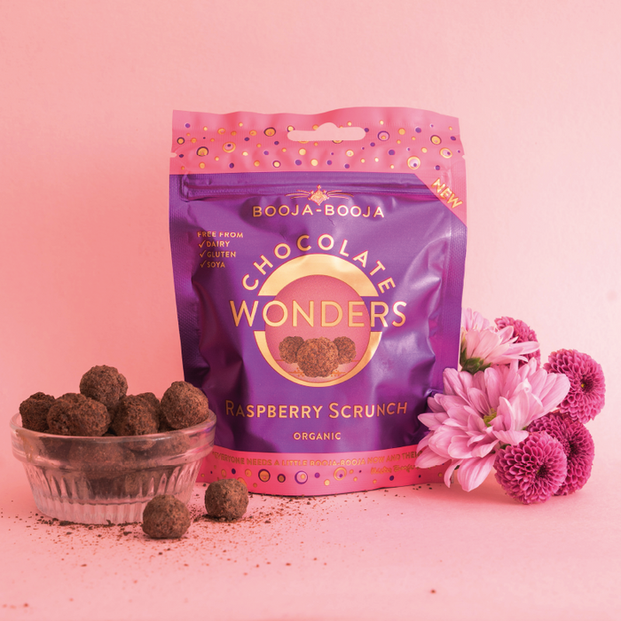 Booja-Booja Raspberry Scrunch Wonders 65g