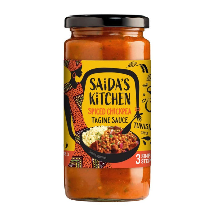 Saidas Kitchen Spiced Chickpea Tagine Sauce 370g