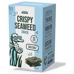 Seaweed Rocks Crispy Seaweed Snack Sea Salt 5 snacks of 4.5g