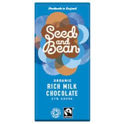 Seed & Bean Organic 37% Rich Milk 75g