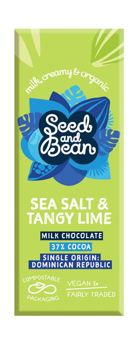 Seed & Bean Milk 37% Sea Salt & Lime Bar 25g