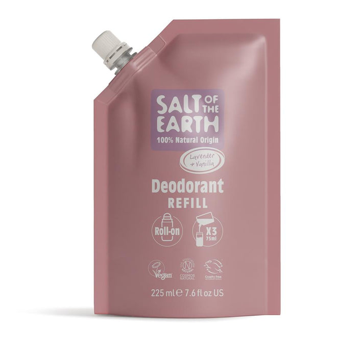 Salt Of the Earth Lav & Vanilla Rollon Refill Pouch 300ml