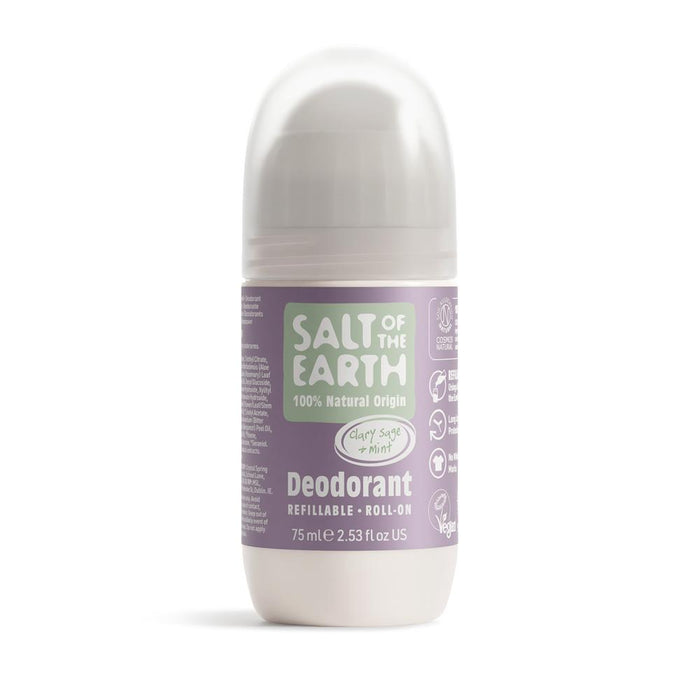 Salt Of the Earth Clary Sage Mint Refillable 75ml