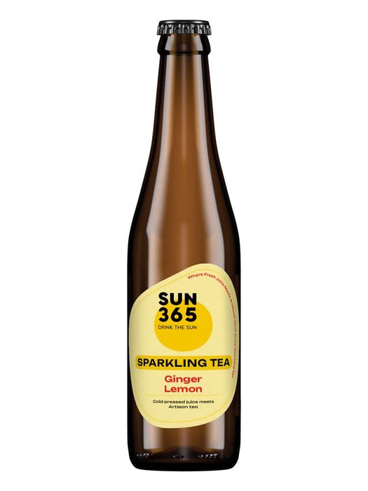 SUN365 Sparkling Tea Ginger & Lemon 330ml