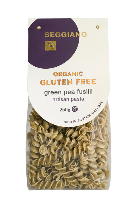 Seggiano Organic GF Green Pea Fusilli 250g