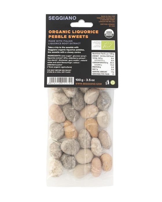 Seggiano Organic Liquorice Pebbles 100g