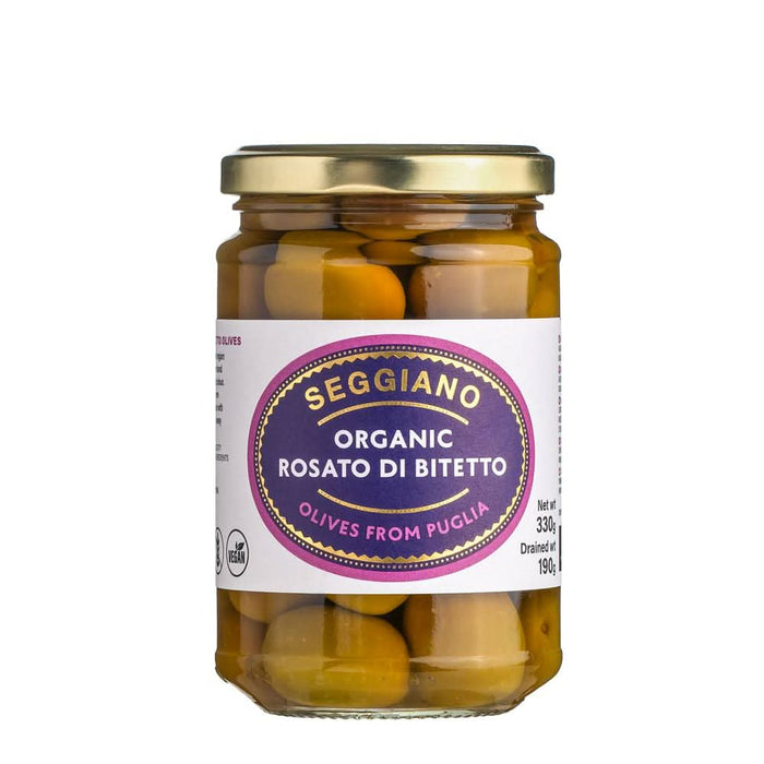 Seggiano Org Rosate di Bitteto Olives 190g
