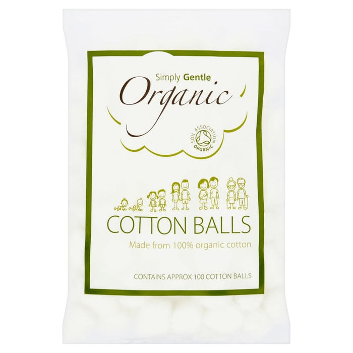 Simply Gentle Org Cotton Balls 100 Balls