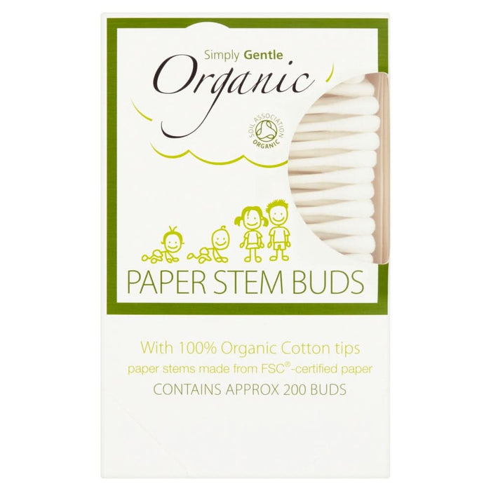 Simply Gentle Org Cotton Buds 200 Sticks