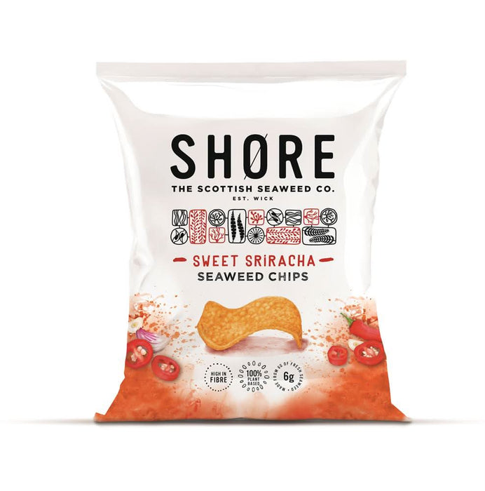 Shore Scottish Seaweed Chips - Sweet Sriracha 25g