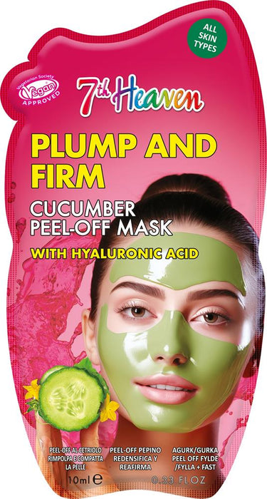 7th Heaven Cucumber Peel-Off Face Mask with Hyaluronic Acid
