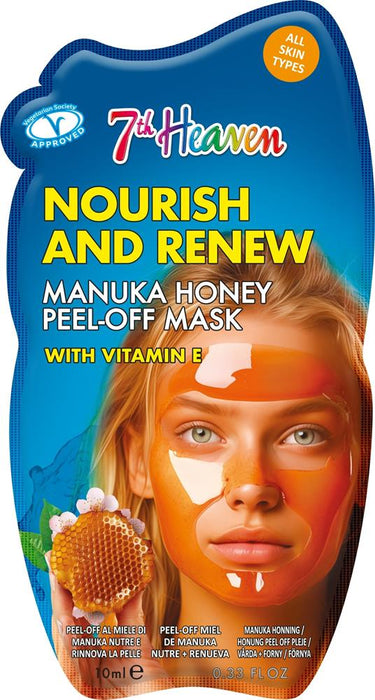7th Heaven Manuka Honey Peel-Off Face Mask with Vitamin E