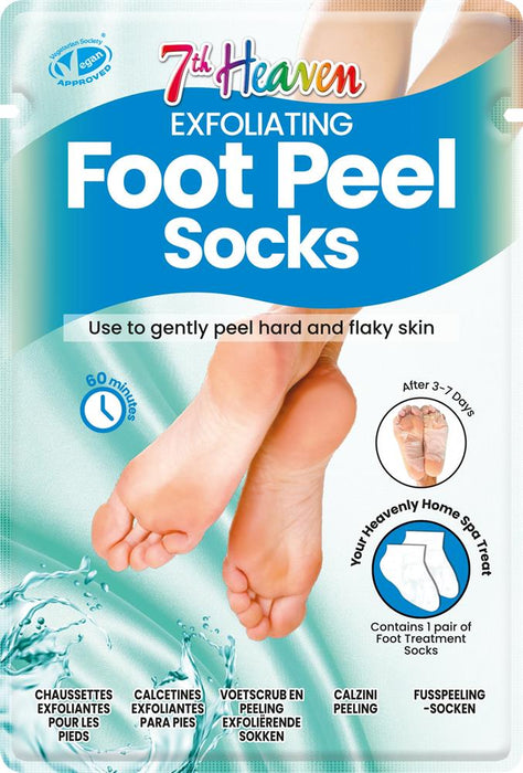 7th Heaven Exfoliating Foot Peel Socks - Dead Skin Removal