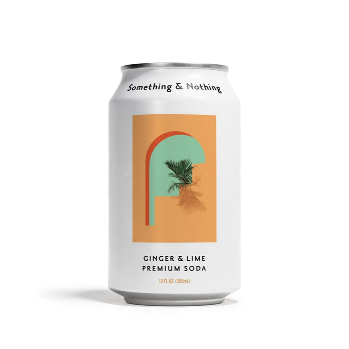 Something & Nothing Ginger & Lime Premium Soda 330ml