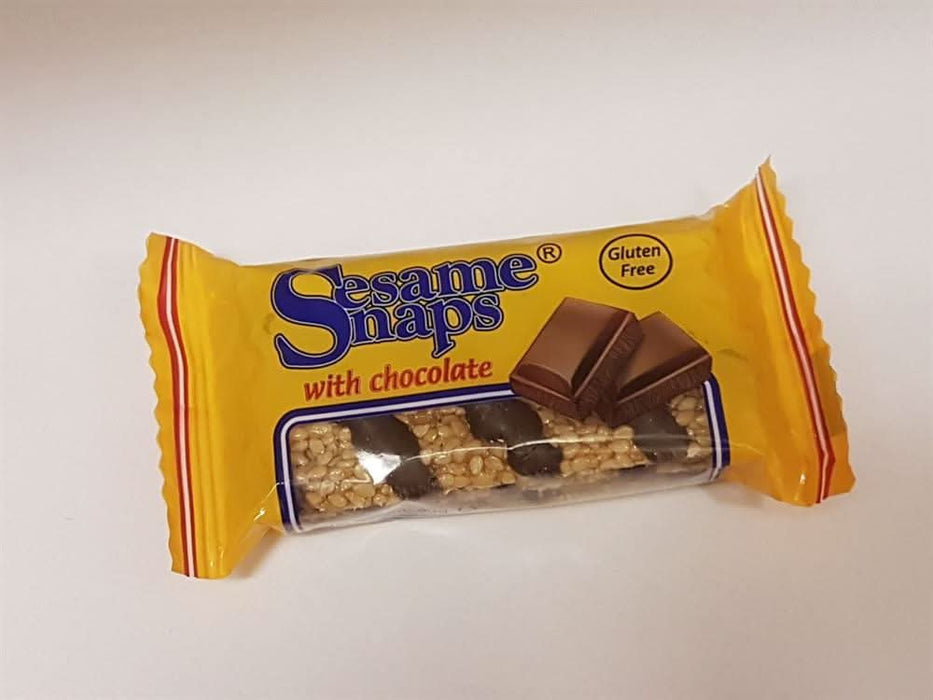 Sesame Snaps Choc 30g