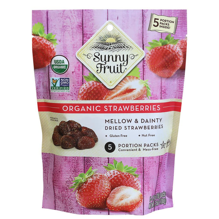 Sunny Fruit Dried Strawberries Multipack 5 x 20g