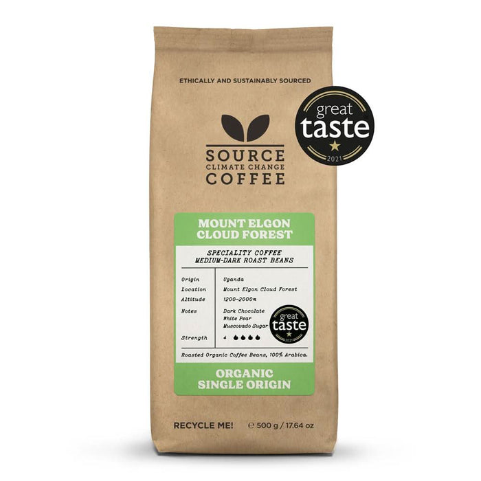 Source Climate Change Coffee Organic Uganda Beans 500g