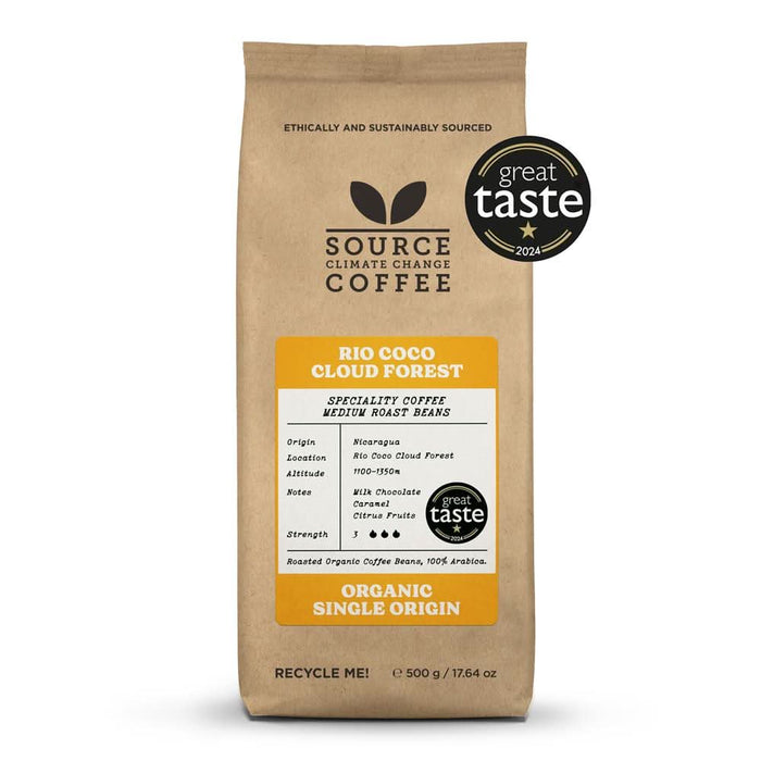 Source Climate Change Coffee Organic Nicaragua 500g Bean