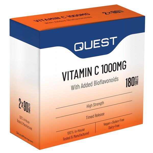 Quest Vitamin C 1000mg Twin Box 180 Tablets