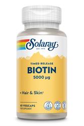 Solaray Biotin 5000ug 60 Capsules