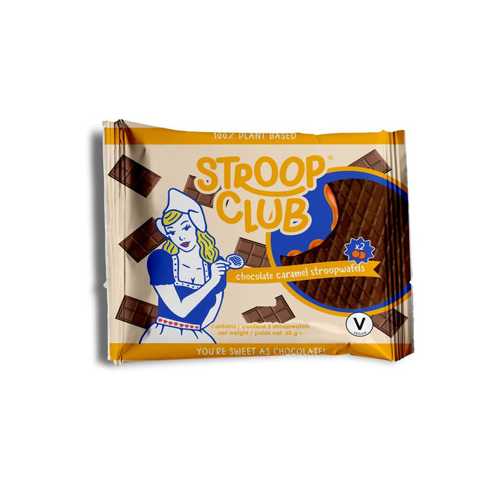 Stroop Club Chocolate Caramel Stroopwafel 60g