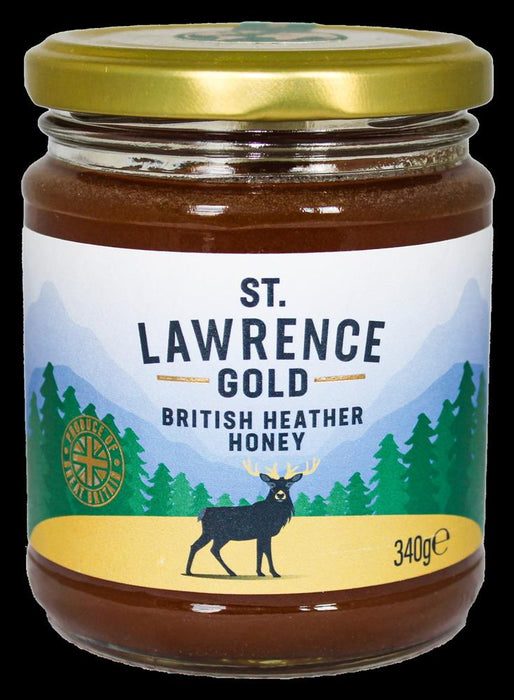 St Lawrence Gold British Heather Blossom Honey 340g
