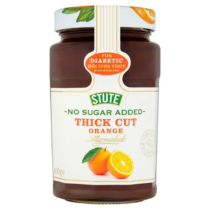 Stute No Sugar Added Thick Marmalade 430g