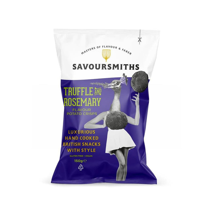Savoursmiths Truffle and Rosemary Crisps 150g