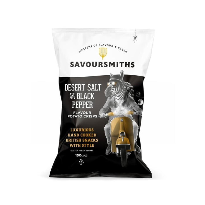 Savoursmiths Desert Salt Black Pepper Crisps 150g