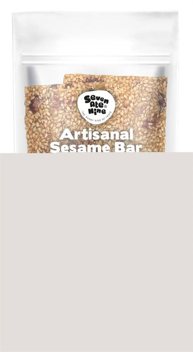 Seven Ate Nine Sesame Bars Pistachios 100g