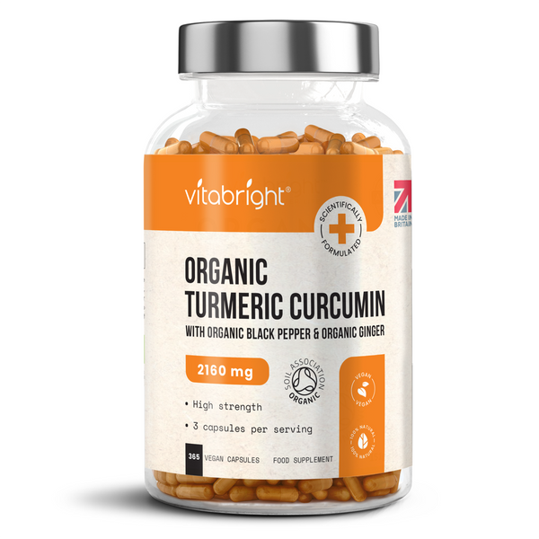 Vitabright Organic Curcumin 365 Capsules