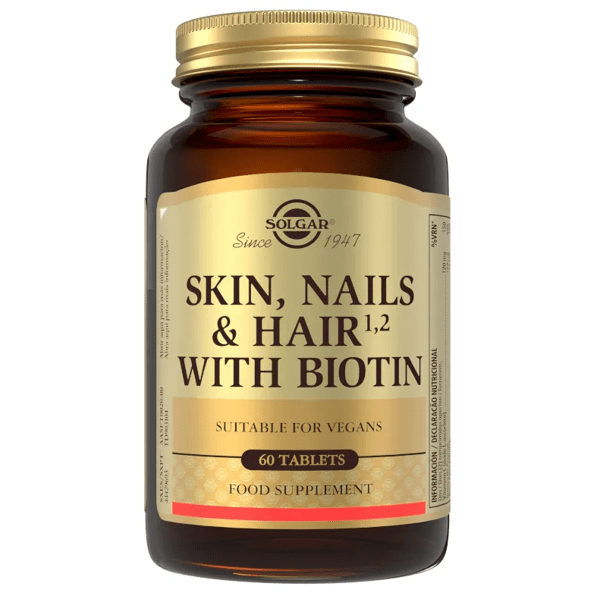 Solgar Skin Nails and Hair With Biotin 60 Tablets