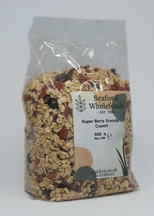 Seaford Wholefoods Super Berry Granola Crunch 500g