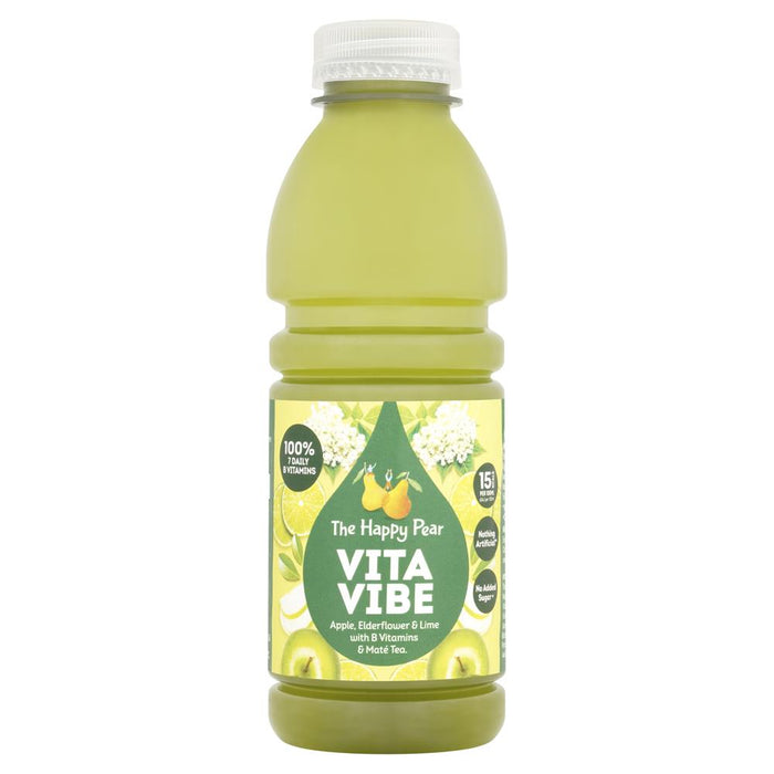 The Happy Pear Vita Vibe Apple Elder Lime 500ml