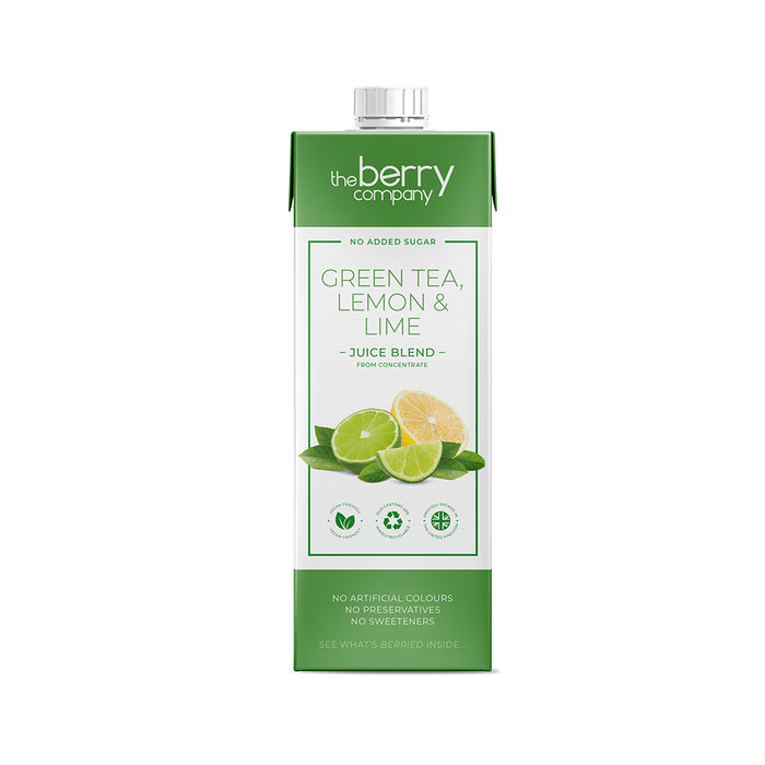The Berry Company Green Tea, Lemon & Lime 1L