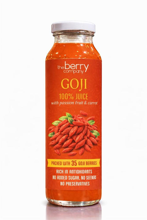 The Berry Company Goji Berry Juice Glass Bottle 250ml