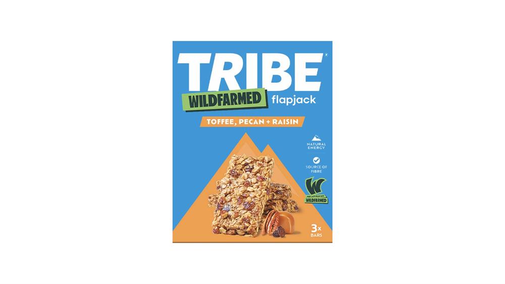 Tribe Wildfarmed Toffee Pecan Raisin Multipack Flapjacks 150g